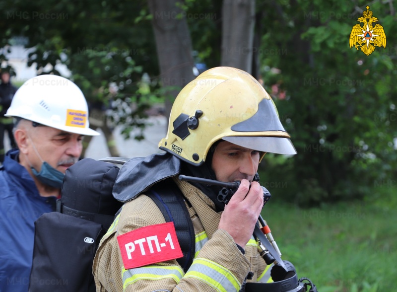 Камчатские пожарные провели учения на ТЭЦ