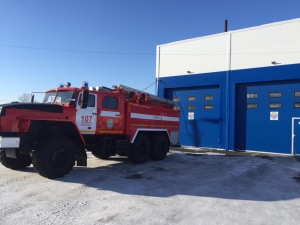 В Мошковском районе открыто новое пожарное депо