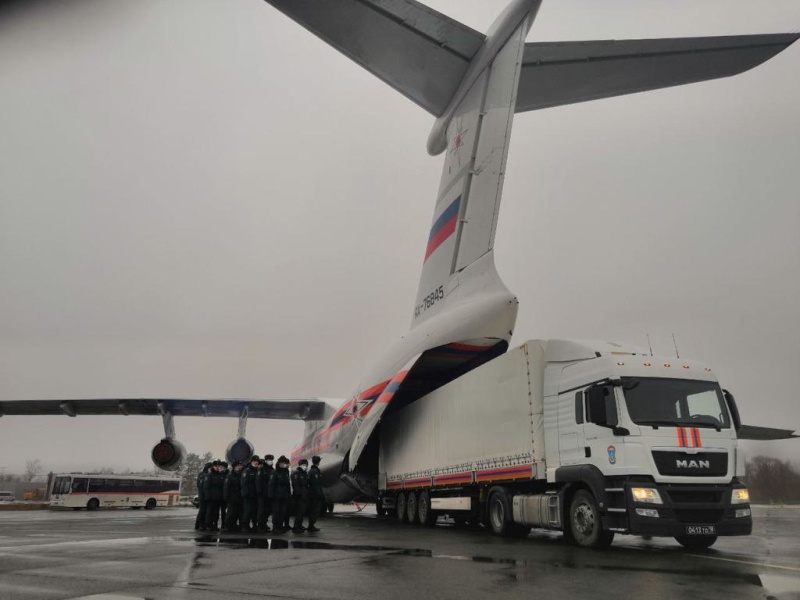 Авиация МЧС России доставит в Туркменистан гуманитарную помощь