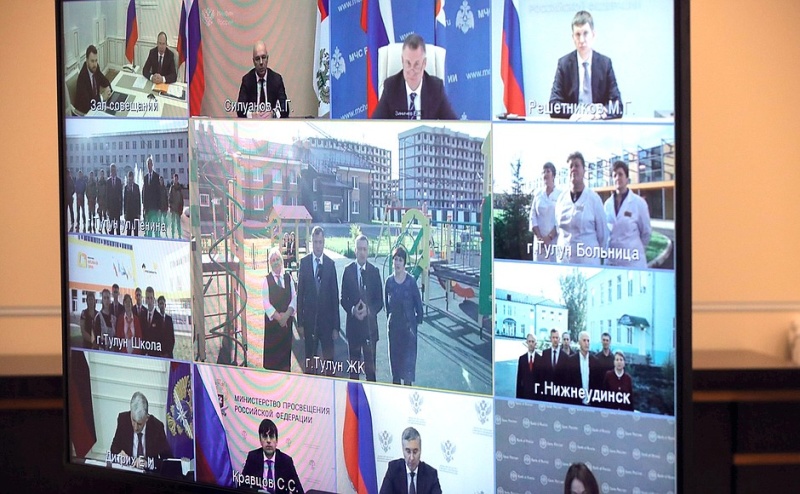 Евгений Зиничев принял участие в совещании Президента Российской Федерации о ликвидации последствий паводка в Иркутской области