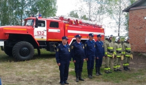 Новый пожарный пост появился в Кыштовском районе Новосибирской области