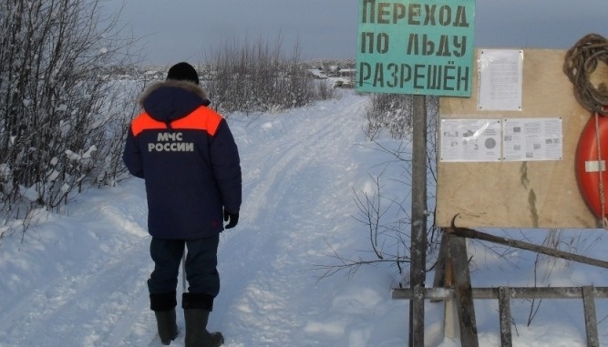 ГИМС МЧС России осуществляет надзор за правилами пользования ледовыми переправами